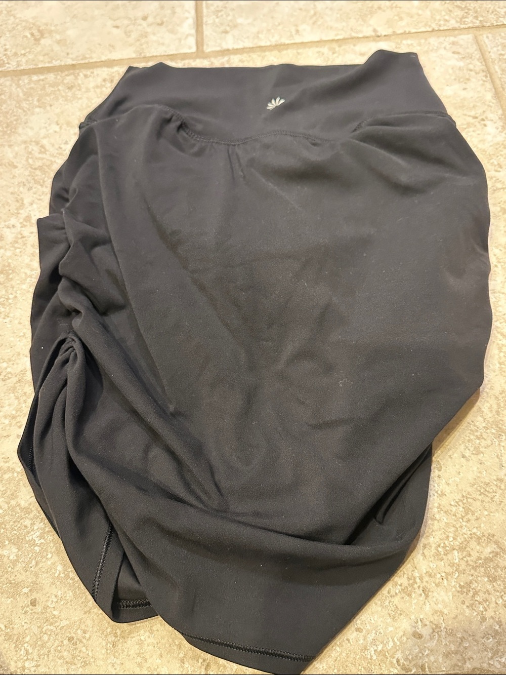Athleta Black Performance Skort with Inner Shorts